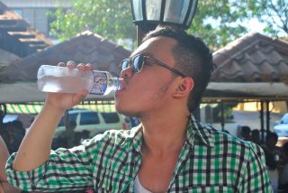 This is some legit water drinking