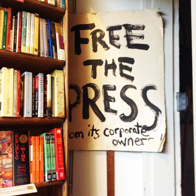 Call for All. At Citylights, easily Ace and I's favourite bookstore in SF.